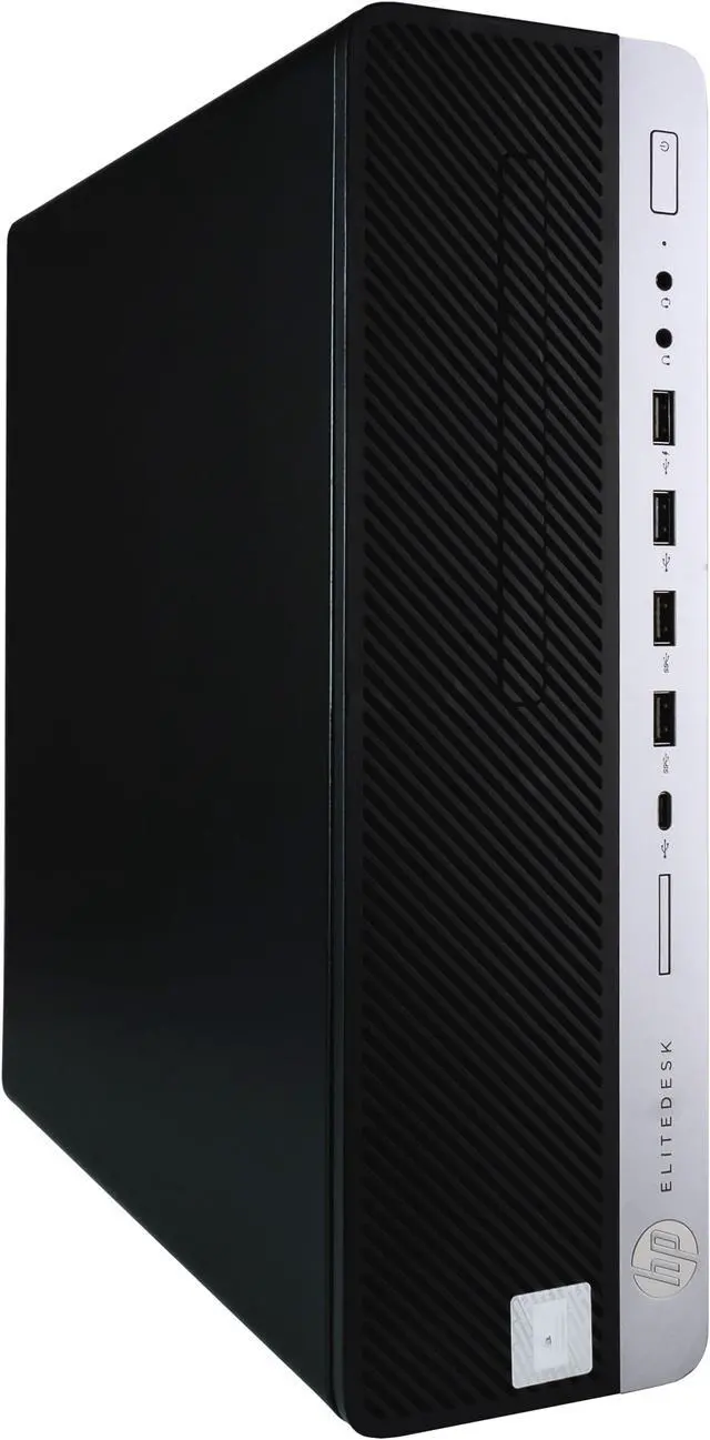 Alt view image 3 of 6 - HP EliteDesk 800G4 Desktop Computer | Hexa Core Intel i5 (3.2) | 16GB DDR4 RAM | 500GB SSD Solid State | Windows 11 Professional | 22in LCD Monitor | Home or Office PC