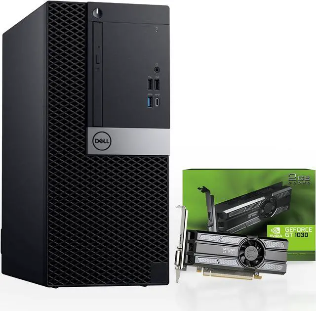 Main image of Dell Prebuilt Gaming Desktop Computer | Intel i5 + GeForce GT 1030 2GB GPU | 1080p Gaming PC | 16GB DDR4 RAM | 1TB SSD   | Internal Wi-Fi 6 PCIe Adapter | Windows 11 Pro