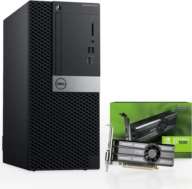 Main image of Dell Prebuilt Gaming Desktop Computer | Intel i5 + GeForce GT 1030 2GB GPU | 1080p Gaming PC | 16GB DDR4 RAM | 1TB SSD | Internal Wi-Fi 6 PCIe Adapter | Windows 11 Pro