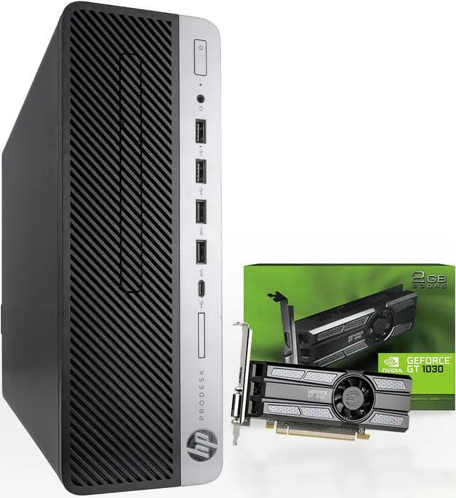 Main image of HP Prebuilt Gaming Desktop Computer | Intel i7 + GeForce GT 1030 2GB GPU | 1080p Gaming PC | 16GB DDR4 RAM | 1TB SSD | Internal Wi-Fi 6 PCIe Adapter | Windows 11 Pro