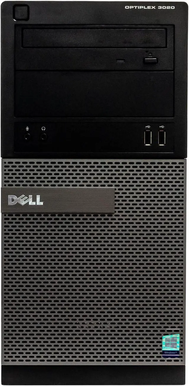 Alt view image 2 of 5 - Dell OptiPlex 3020 Tower Computer PC, 3.20 GHz Intel i5 Quad Core Gen 4, 8GB DDR3 RAM, 3TB SATA Hard Drive, Windows 10 Professional 64 bit