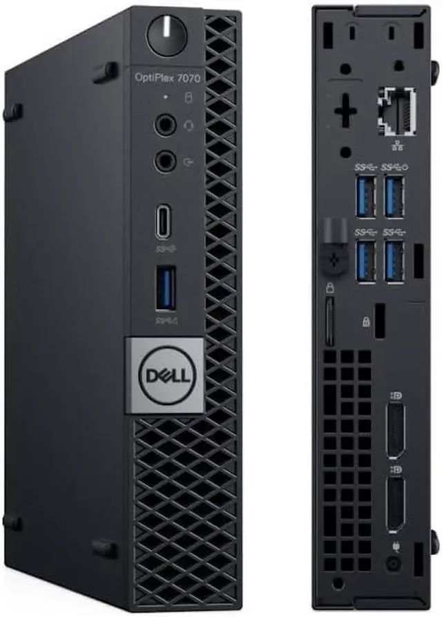 Alt view image 2 of 2 - Dell OptiPlex 7070 Mini PC, Intel Core i5-8600 Upto 4.3GHz, 16GB RAM, 256GB NVMe SSD, DisplayPort, Wi-Fi, Bluetooth, Windows 11 Pro