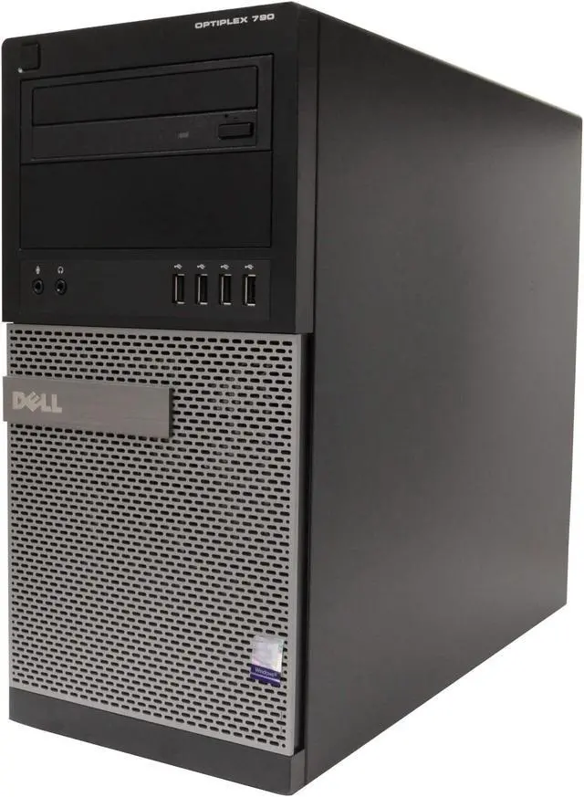 Alt view image 3 of 6 - Dell Optiplex 790 Tower Computer PC, 3.40 GHz Intel i7 Dual Core Gen 2, 8GB DDR3 RAM, 500GB SATA Hard Drive, Windows 10 Home 64 Bit