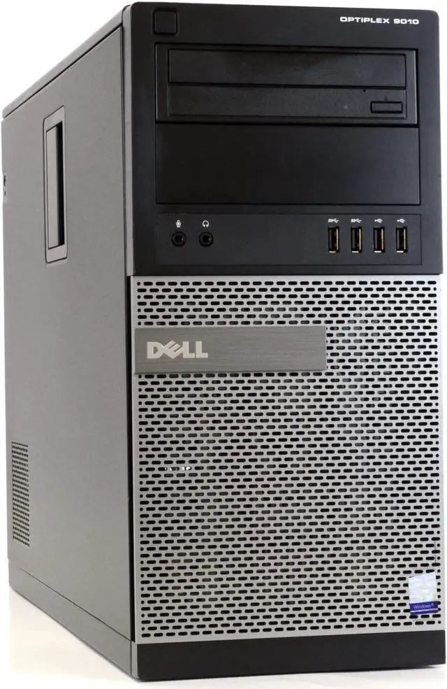 Alt view image 2 of 6 - Dell Optiplex 9010 Tower Computer PC, 3.20 GHz Intel i5 Quad Core Gen 3, 8GB DDR3 RAM, 120GB SSD Hard Drive, Windows 10 Professional 64 bit