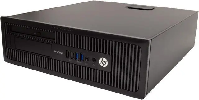 Alt view image 7 of 7 - HP ProDesk 600G1 Desktop Computer PC, 3.20 GHz Intel i5 Quad Core Gen 4, 4GB DDR3 RAM, 120GB SSD Hard Drive, Windows 10 Home 64 bit, 22" Screen