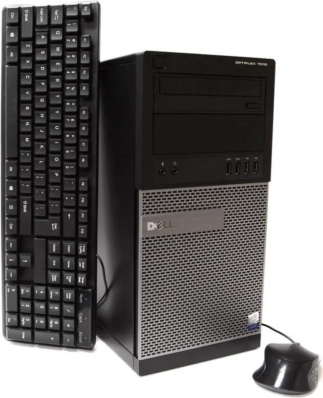 Main image of Dell OptiPlex 7010 Tower Computer PC, 3.20 GHz Intel i5 Quad Core Gen 3, 16GB DDR3 RAM, 240GB Solid State Drive Hard Drive, Windows 10 Professional 64bit