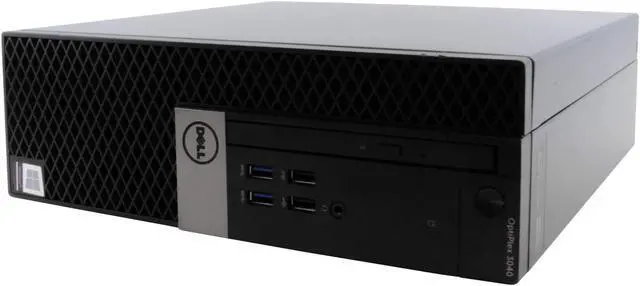 Alt view image 4 of 7 - Dell OptiPlex 3040 Desktop Computer PC, 3.20 GHz Intel i5 Quad Core Gen 6, 4GB DDR3 RAM, 250GB SATA Hard Drive, Windows 10 Home 64 bit,  24” Screen