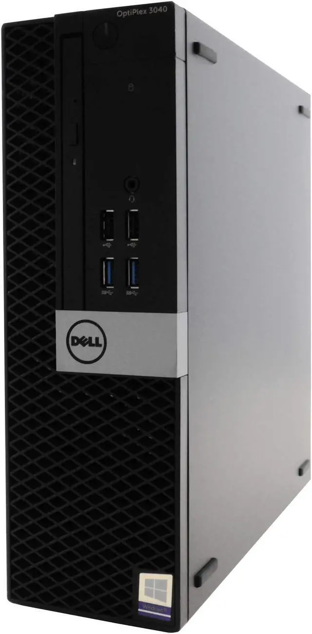 Alt view image 3 of 7 - Dell OptiPlex 3040 Desktop Computer PC, 3.20 GHz Intel i5 Quad Core Gen 6, 4GB DDR3 RAM, 250GB SATA Hard Drive, Windows 10 Home 64 bit,  24” Screen