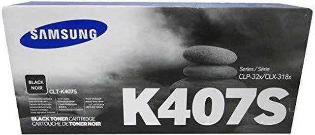 Alt view image 3 of 9 - Black Toner Cartridge for Samsung CLT-K407S CLP-320, CLP-320N, CLP-325, CLP-325W, CLX-3180, CLX-3185, CLX-3185FN, CLX-3185FW, CLX-3185N, Genuine Samsung Brand