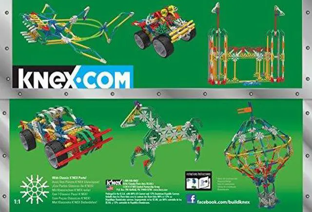 Alt view image 3 of 5 - K'NEX 70 Model Building Set - 705 Pieces - Ages 7+ Engineering Education Toy
