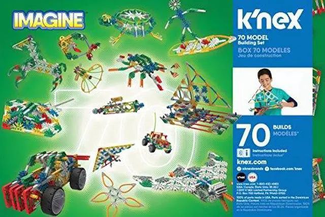 Alt view image 2 of 5 - K'NEX 70 Model Building Set - 705 Pieces - Ages 7+ Engineering Education Toy