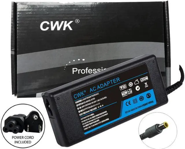 Main image of CWK® AC Adapter Laptop Charger Power Supply Cord for Lenovo 42T4417 42T4429 42T4433 42T4431 42T4435 42T5000 42T4429 42T5276 42T4431 42T5000 92P1105 42T5276 92P1106 42T5277 42T4433 42T4425