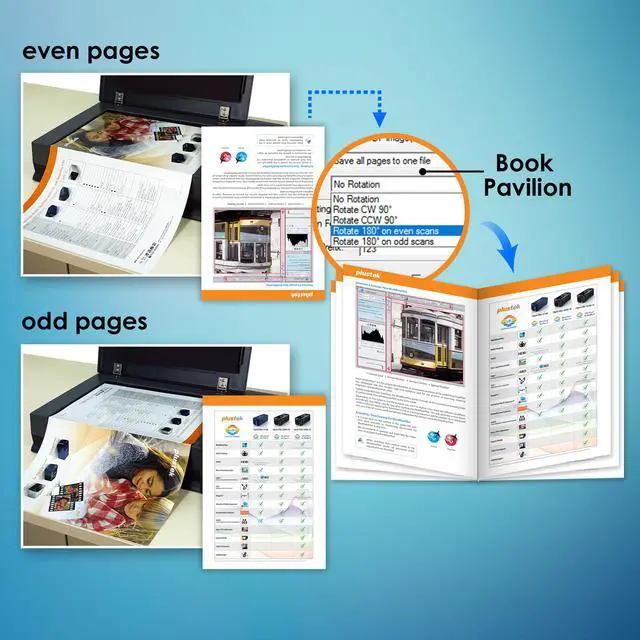 Alt view image 5 of 7 - Plustek OpticBook 3800L -  Book Scanner with 6mm Boundary Design
