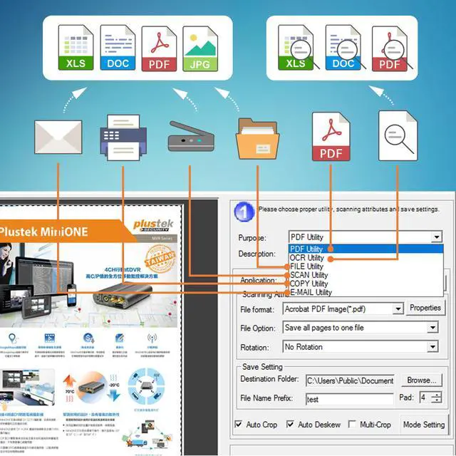 Alt view image 4 of 7 - Plustek OpticBook 3800L -  Book Scanner with 6mm Boundary Design
