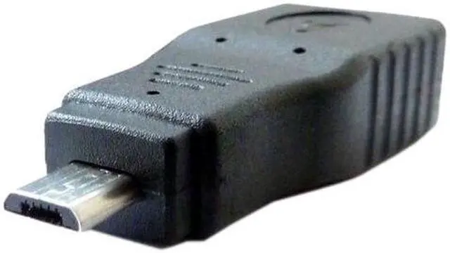 Alt view image 3 of 3 - Top Deals Adapter OTG (On - The - Go) USB - A concave to USB micro - B convex  Black