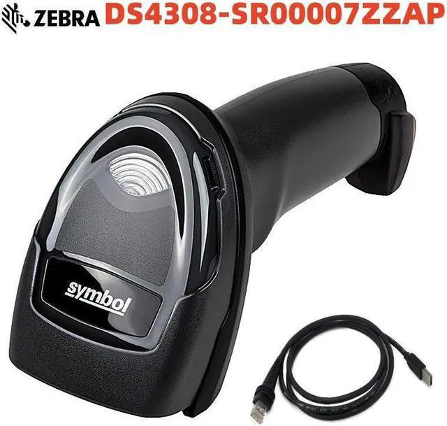 Main image of Zebra Symbol DS4308-SR00007ZZAP 2D Handheld Barcode Scanner Reader USB Kit US