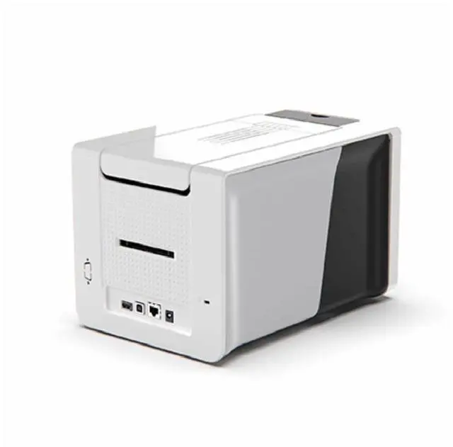 Alt view image 6 of 7 - Evolis Zenius 2 Single-Sided ID Card Printer USB Direct-to-card dye-sublimation