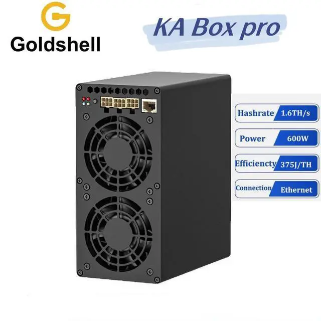 Alt view image 2 of 7 - Goldshell KA BOX PRO 1.6T 600W KAS Miner Cryptocurrency Kaspa Rig Asic HardwareOpens