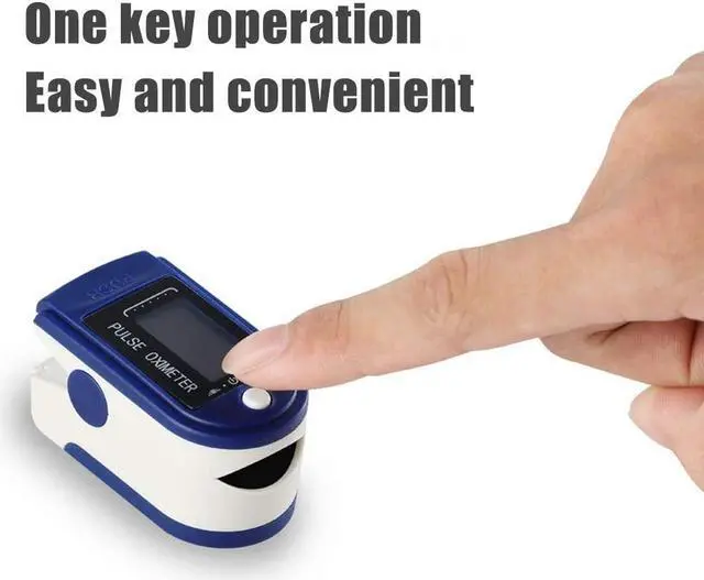 Alt view image 4 of 7 - Finger Digital Pulse Oximeter Blood Oxygen Saturation Monitor Heart Rate Monitor SPO2 Health Monitors Portable Oxygen Sensor
