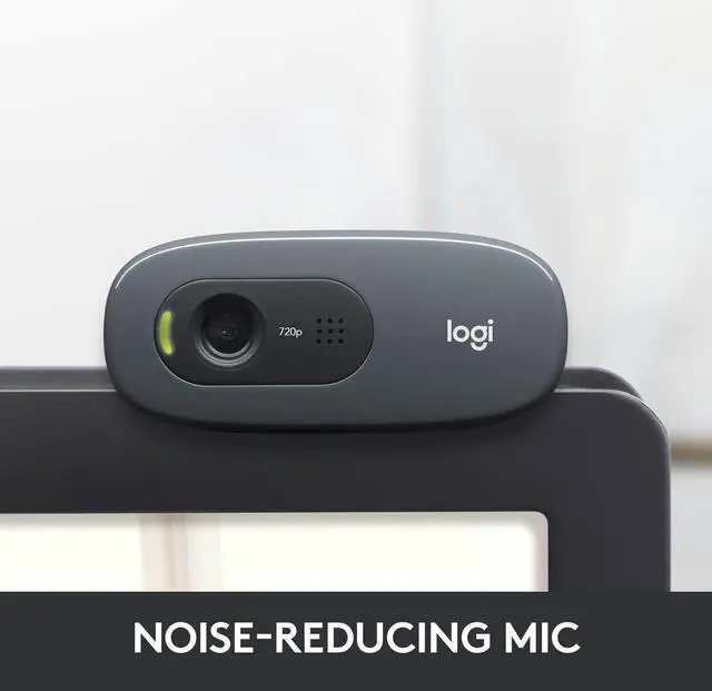 Alt view image 2 of 7 - Logitech C270 HD Webcam HD 720p Widescreen Video Calling Light Correction Noise-Reducing