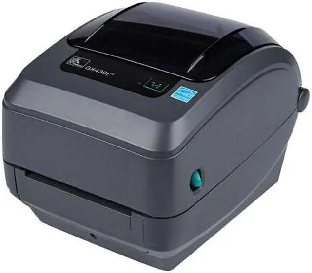Alt view image 2 of 7 - Zebra GX430t Thermal Transfer Desktop Printer USB Serial Parallel Ethernet Port