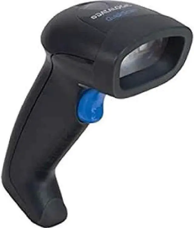 Alt view image 2 of 3 - Datalogic Scanning QD2131-BKK1S QuickScan I QD2131 Handheld Barcode Scanner, 1D Linear Imager, Cable/Stand Kit, USB, Black