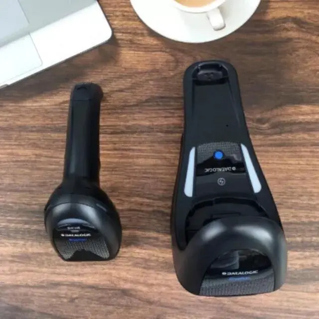 Alt view image 6 of 7 - Datalogic GM4500-BK-433K1 2D Wireless Handheld Cordless Rugged Barcode Scanner