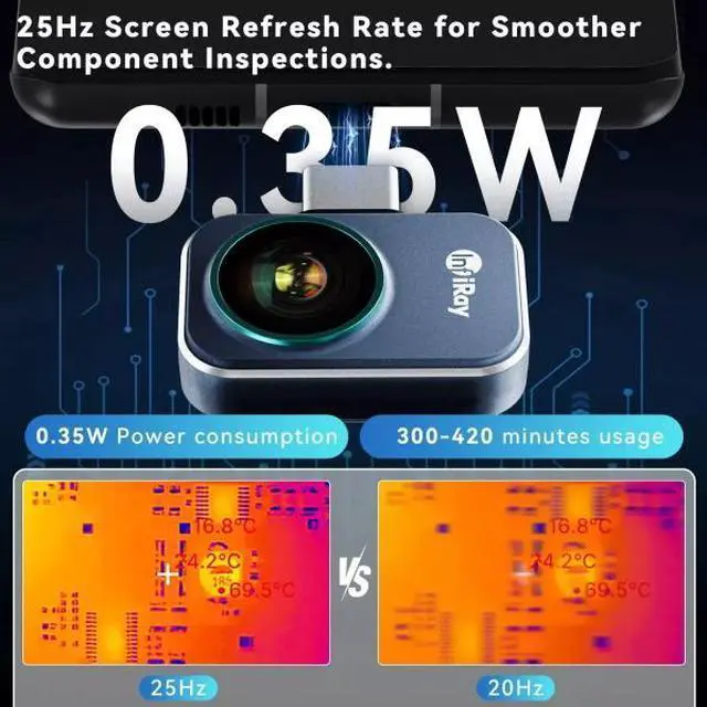 Alt view image 5 of 7 - InfiRay P2 Pro Thermal Image Camera Outdoor Hunting for Android IOS (Without macro lens)