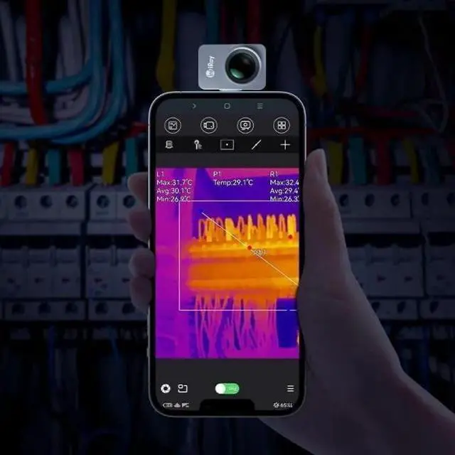 Alt view image 6 of 7 - InfiRay P2 Pro Thermal Image Camera Outdoor Hunting for Android IOS (Without macro lens)