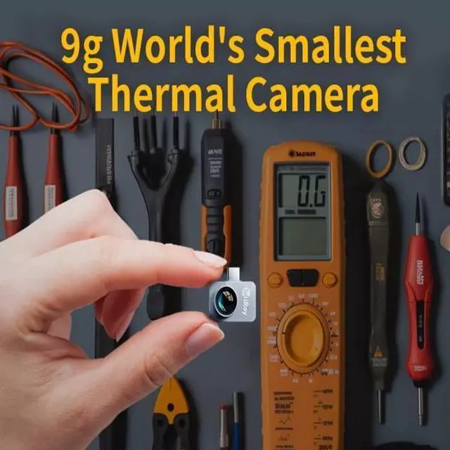 Alt view image 7 of 7 - InfiRay P2 Pro Thermal Camera Android -4 to 1112 Infrared Camera for iPhone & Android (Without macro lens)