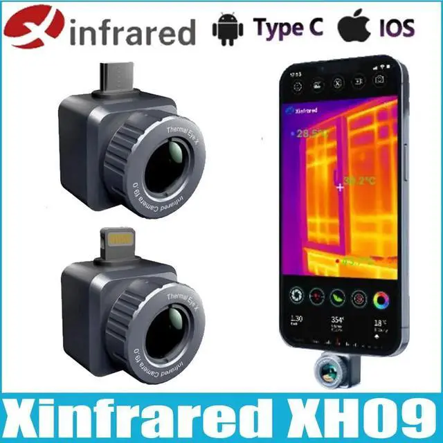 Main image of Xinfrared XH09 Thermal Night Vision Imaging Camera Scope for Hunting Insulation for iPhone iOS