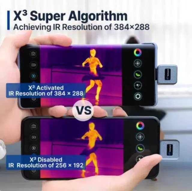 Alt view image 4 of 7 - Xinfrared X2 (XH09) for Hunti for iPhone iOS Thermal Imaging Camera Imager Scope