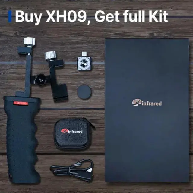 Alt view image 7 of 7 - Xinfrared X2(XH09) HD Thermal Imaging Camera Laser Radiation +Battery+Bracket