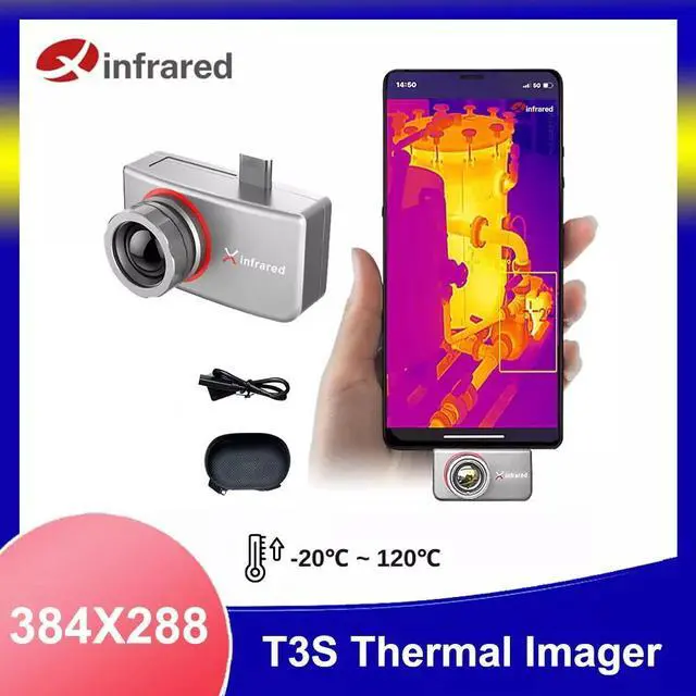 Main image of InfiRay T3S Infrared Thermal Camera Android 384x288 IR High Resolution