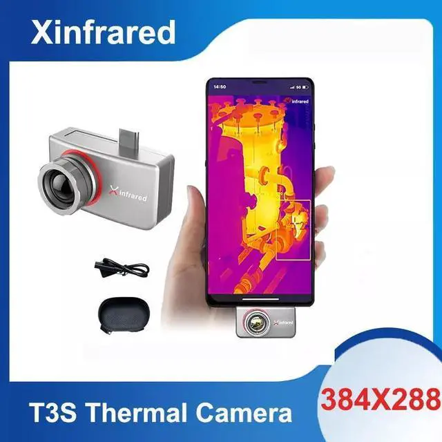 Main image of InfiRay Mini Thermal Imager T3S Night Vision Mobile Thermal Camera for Android