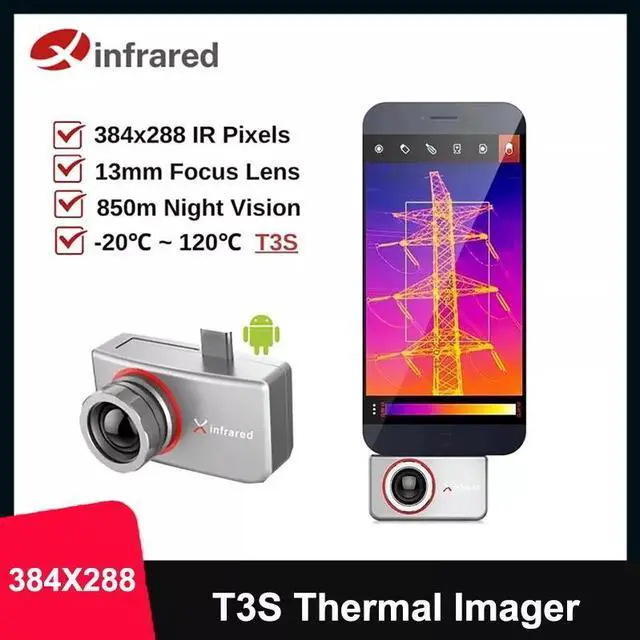 Main image of InfiRay T3S Type-C Phone Infrared Thermal Imager Detector Night vision Camera