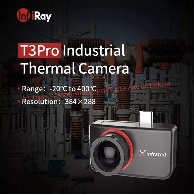 Alt view image 2 of 7 - InfiRay Infrared Thermal Imaging Camera T3 PRO Thermal Imager For Android Phone
