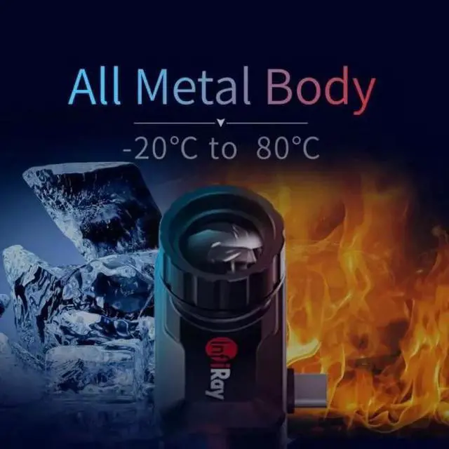 Alt view image 5 of 7 - InfiRay Xinfrared T3 Infrared Thermal Imager Monocular Night Vision Camera 19mm  (T3+holder)