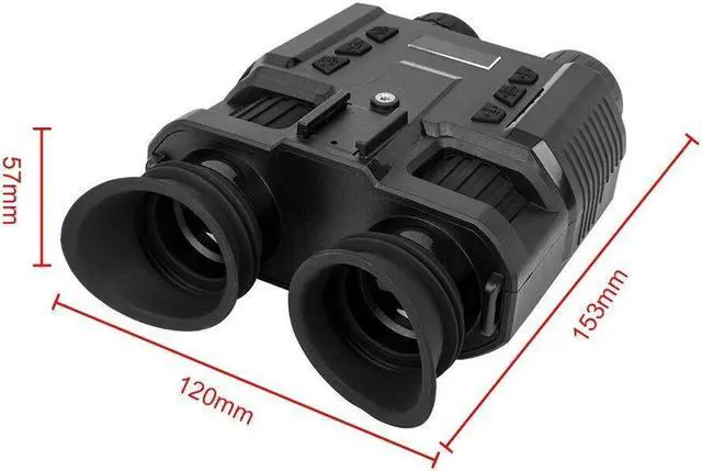 Alt view image 6 of 7 - NV8000 3D Stereo Night Vision Goggles Head-Mounted IR HD infrared NV Binocular