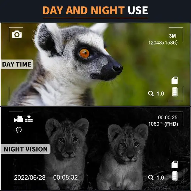 Alt view image 5 of 7 - NV8000 3D Stereo Night Vision Goggles Head-Mounted IR HD infrared NV Binocular