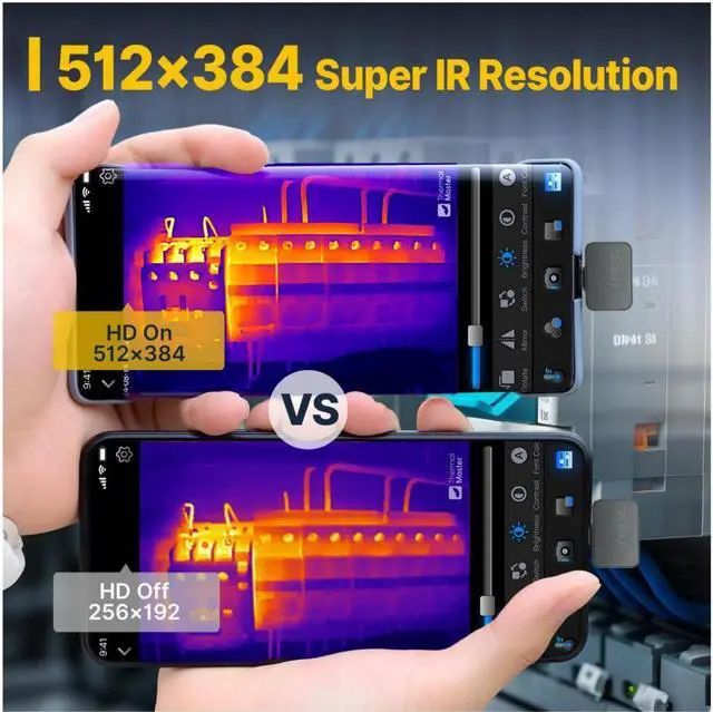 Alt view image 4 of 7 - Thermal Master P2 (Android) 256×192 15X Zoom Thermal Imaging Camera for Phone
