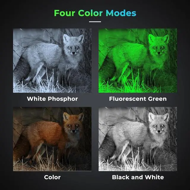 Alt view image 7 of 7 - NVG30 Infrared 1920x1080p Night Vision Goggles Monocular WiFi Helmet Hunting NVG