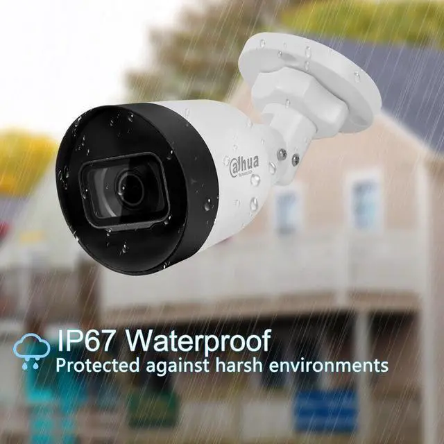 Alt view image 7 of 7 - IPC-HFW1230S1-A-S5 2MP 30m IR MIC POE IP Bullet Network Camera Audio 3.6mm/2.8mm