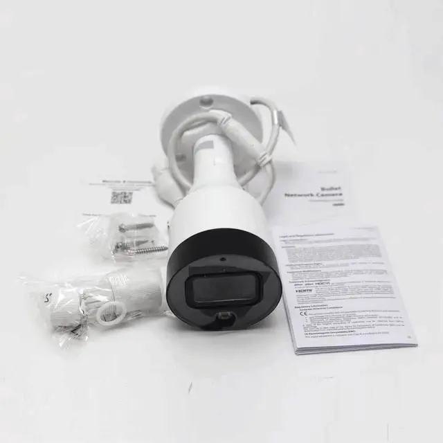 Alt view image 2 of 7 - IPC-HFW1439S1-A-LED-S4 4MP Full-color POE Bullet IP Surveillance Camera Security IP67 Built-in Mic Warm Light 3.6mm lens