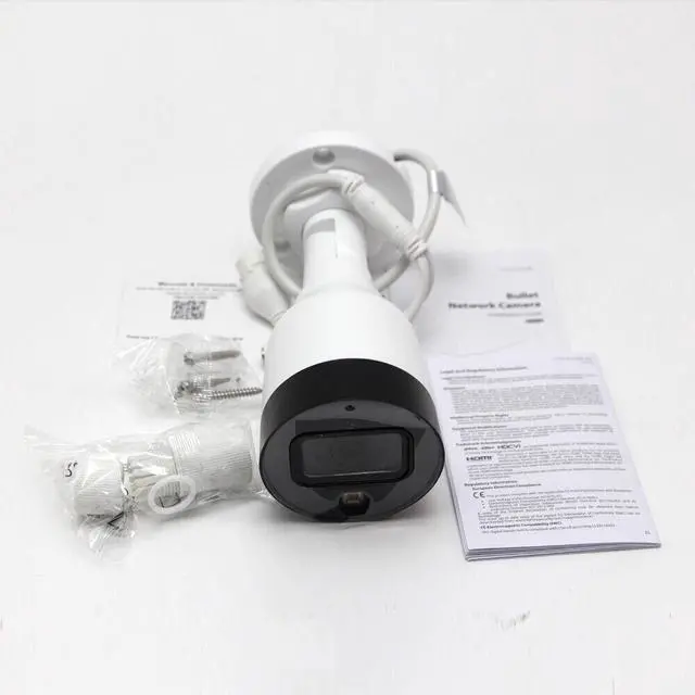 Alt view image 4 of 5 - IPC-HFW1439S1-A-LED-S6 Built in Mic 4MP Entry Full-color Fixed-focal Bullet POE Network IP Camera Human Detection 3.6mm