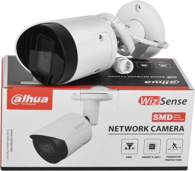 Alt view image 4 of 7 - IPC-HFW2441S-S 4MP POE 30M IR Fixed-focal Bullet WizSense Network Camera Built-in MIC SD Slot SMD Plus H.265 IP67