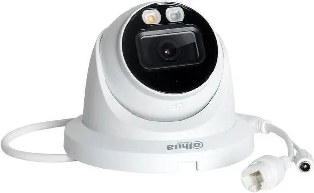 Alt view image 3 of 7 - IPC-HDW2449TM-S-IL 4MP Smart Dual Light Eyeball WizSense Network IP Camera Dome POE Full-color Built-in MIC Night Vision