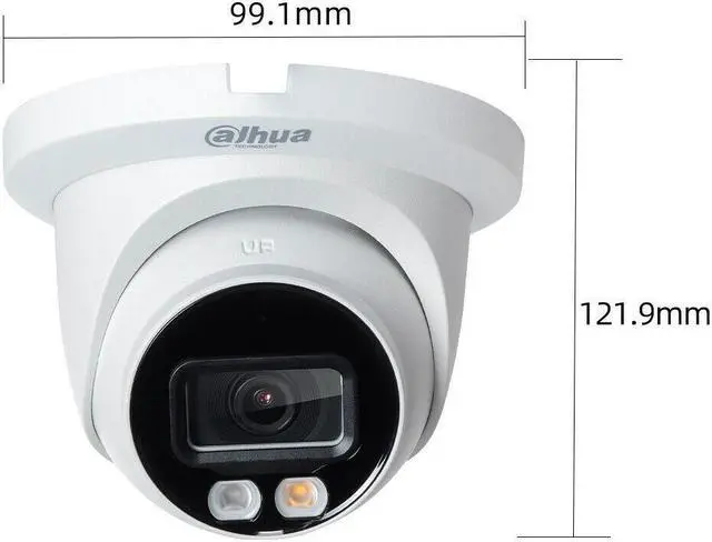 Alt view image 4 of 7 - IPC-HDW2449TM-S-IL 4MP Smart Dual Light Eyeball WizSense Network IP Camera Dome POE Full-color Built-in MIC Night Vision