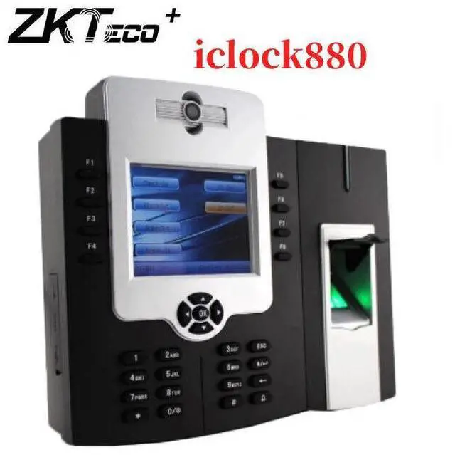 Alt view image 2 of 7 - iclock880 3.5" TFT fingerprint time attendance access control w/camera  ( iClock880+ADMS)