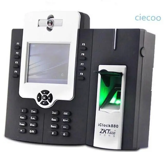Alt view image 7 of 7 - iclock880 3.5" TFT fingerprint time attendance access control w/camera  ( iClock880+ADMS)
